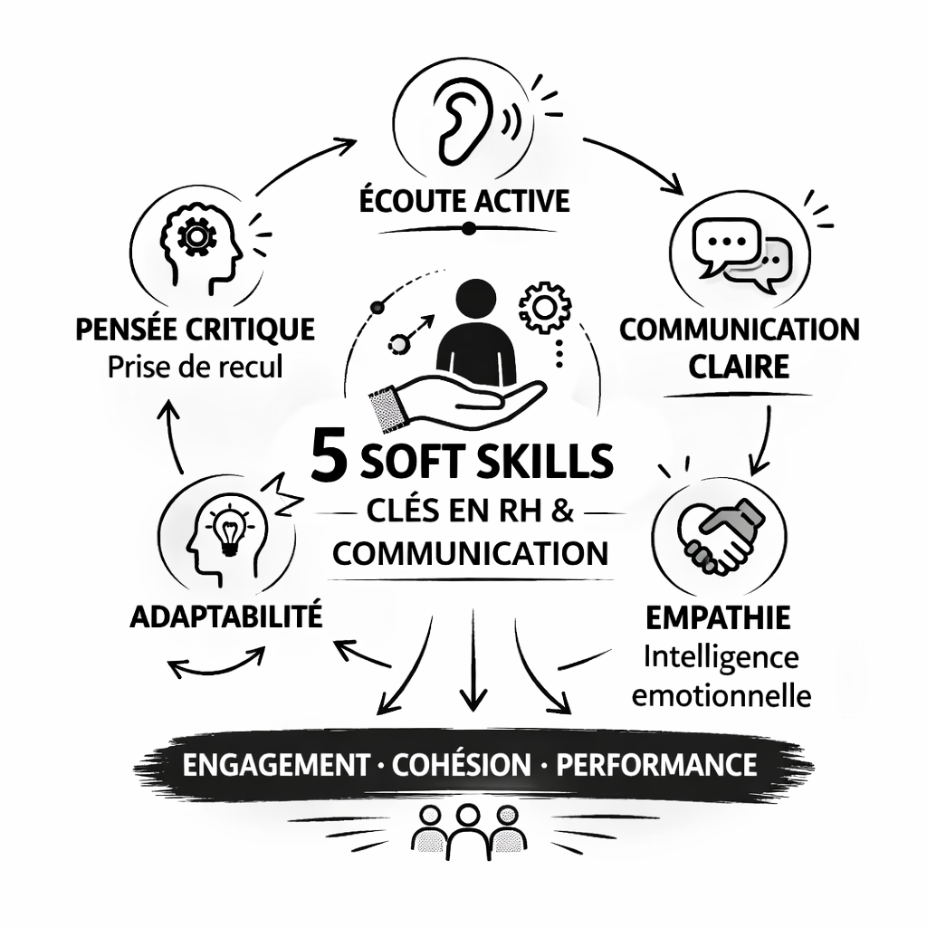 Les 5 soft skills clés que les DRH et la communication interne ne peuvent plus ignorer