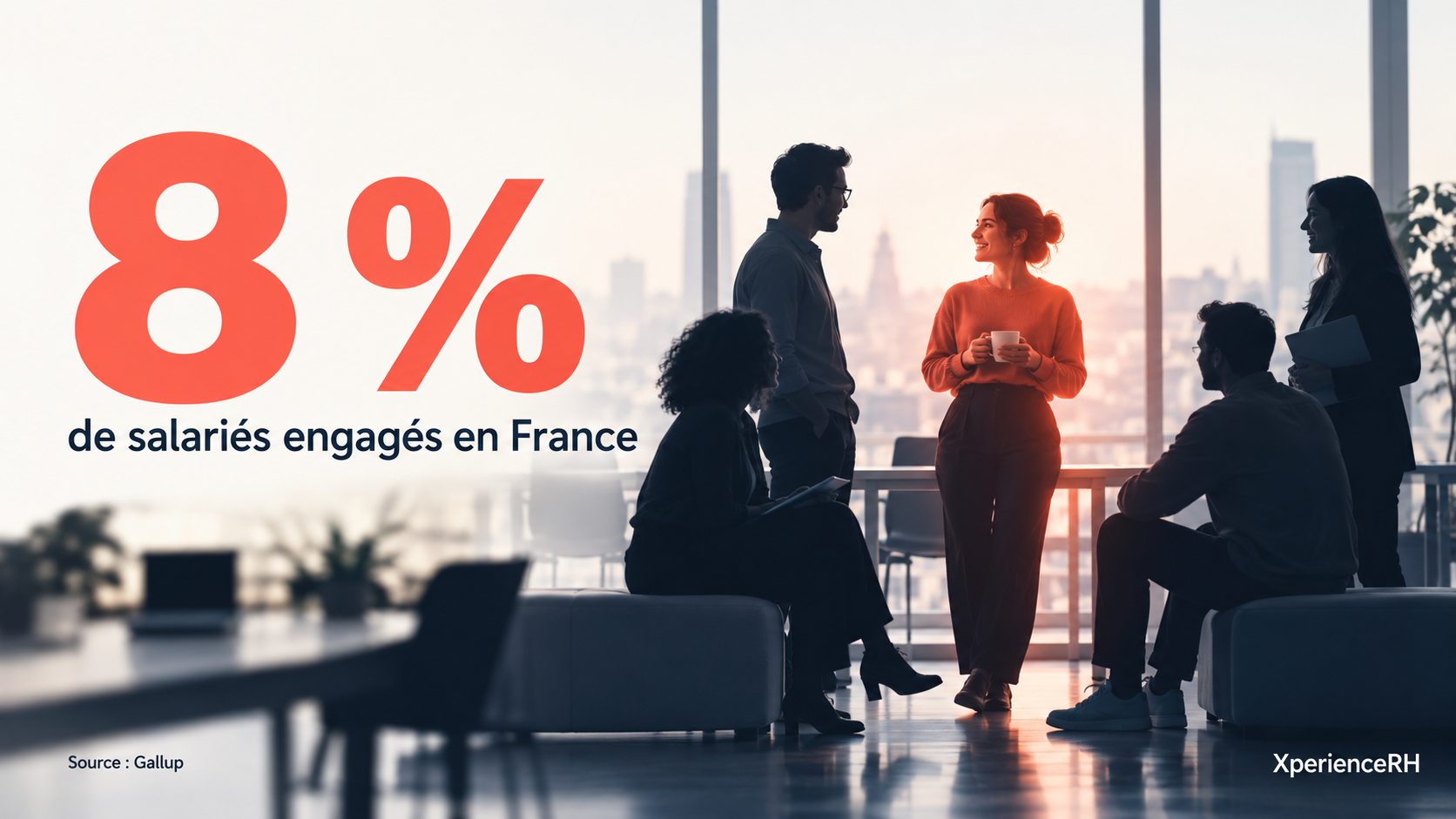 MOMEN publie une analyse prospective sur l’avenir de la fonction RH seuls 8 % des salariés français se déclarent engagés